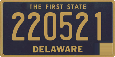 DE license plate 220521