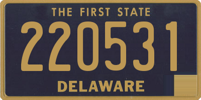 DE license plate 220531