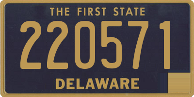 DE license plate 220571