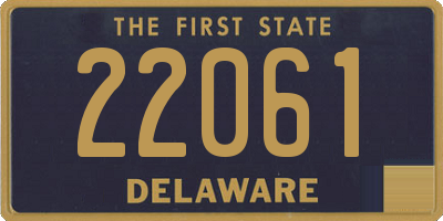 DE license plate 22061