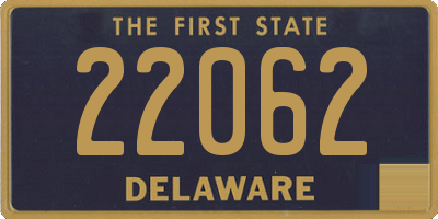 DE license plate 22062