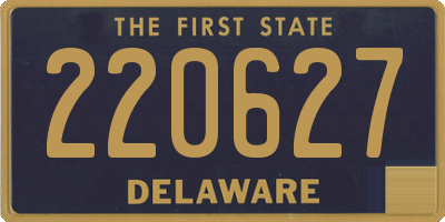 DE license plate 220627