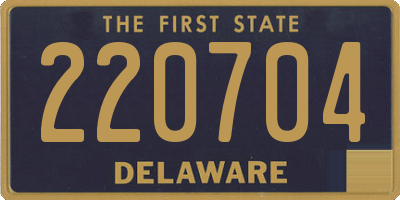 DE license plate 220704