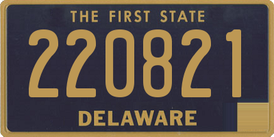 DE license plate 220821