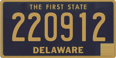 DE license plate 220912