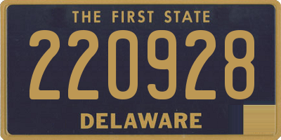 DE license plate 220928