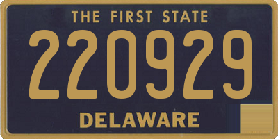 DE license plate 220929