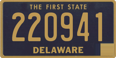 DE license plate 220941