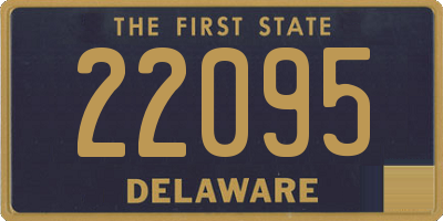 DE license plate 22095