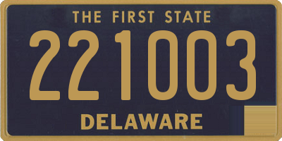 DE license plate 221003