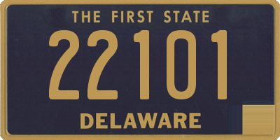 DE license plate 22101