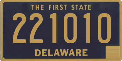 DE license plate 221010