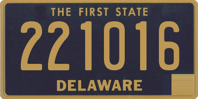 DE license plate 221016
