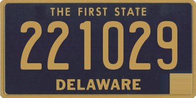 DE license plate 221029