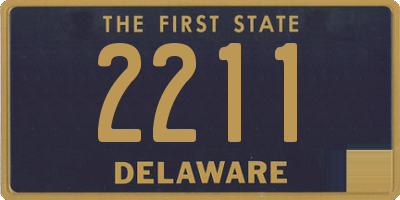 DE license plate 2211