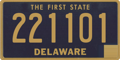 DE license plate 221101