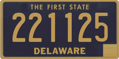 DE license plate 221125