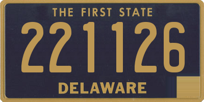DE license plate 221126