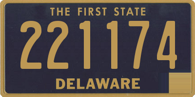 DE license plate 221174