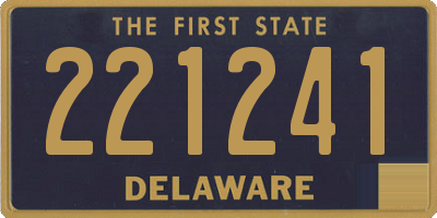 DE license plate 221241