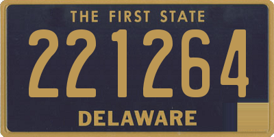 DE license plate 221264
