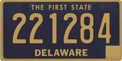 DE license plate 221284