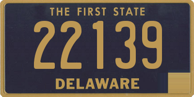 DE license plate 22139