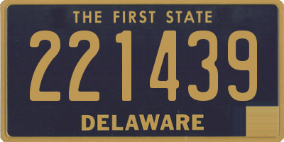 DE license plate 221439