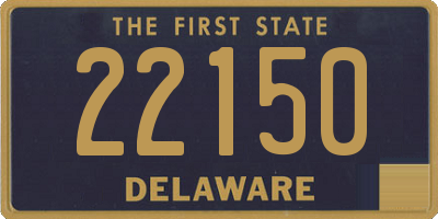 DE license plate 22150