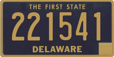 DE license plate 221541
