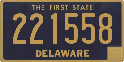 DE license plate 221558