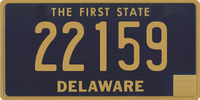 DE license plate 22159