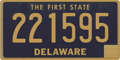 DE license plate 221595