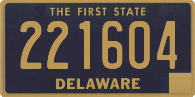 DE license plate 221604