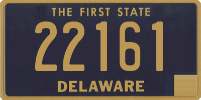 DE license plate 22161