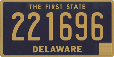 DE license plate 221696
