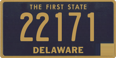 DE license plate 22171