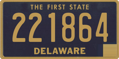 DE license plate 221864