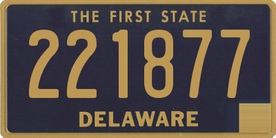 DE license plate 221877