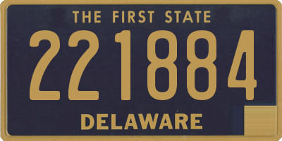 DE license plate 221884
