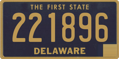 DE license plate 221896