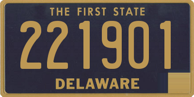 DE license plate 221901