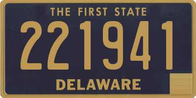 DE license plate 221941
