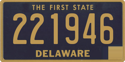 DE license plate 221946