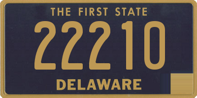 DE license plate 22210