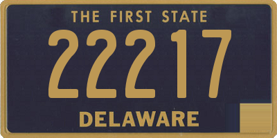 DE license plate 22217