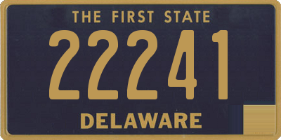 DE license plate 22241