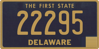 DE license plate 22295