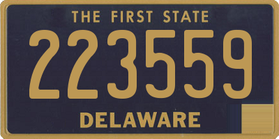 DE license plate 223559