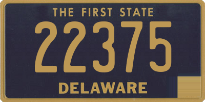 DE license plate 22375